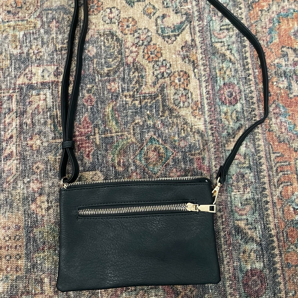 Black cross body bag